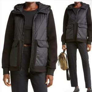 Zella Hybrid Puffer Zip Up Jacket